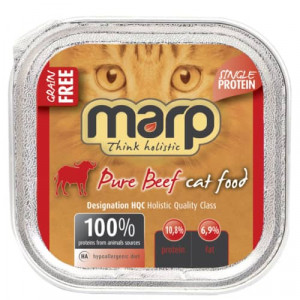 MARP CAT HOLISTIC PURE BEEF konservi kaķiem Liellops 100g